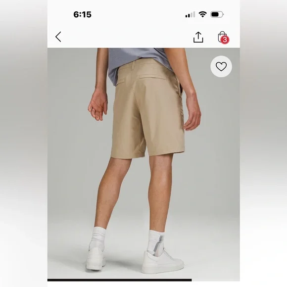 Lululemon Navy Commission Short 9” - Picture 5 of 5